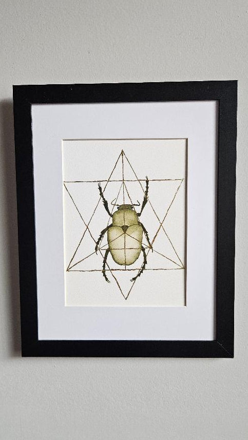 Limited Merkaba Beetle Print